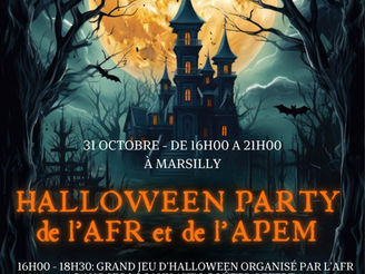🎃 Halloween Party à Marsilly – le 31 octobre ! 👻