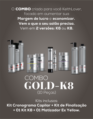 Combo Gold - K8 (10 peças)