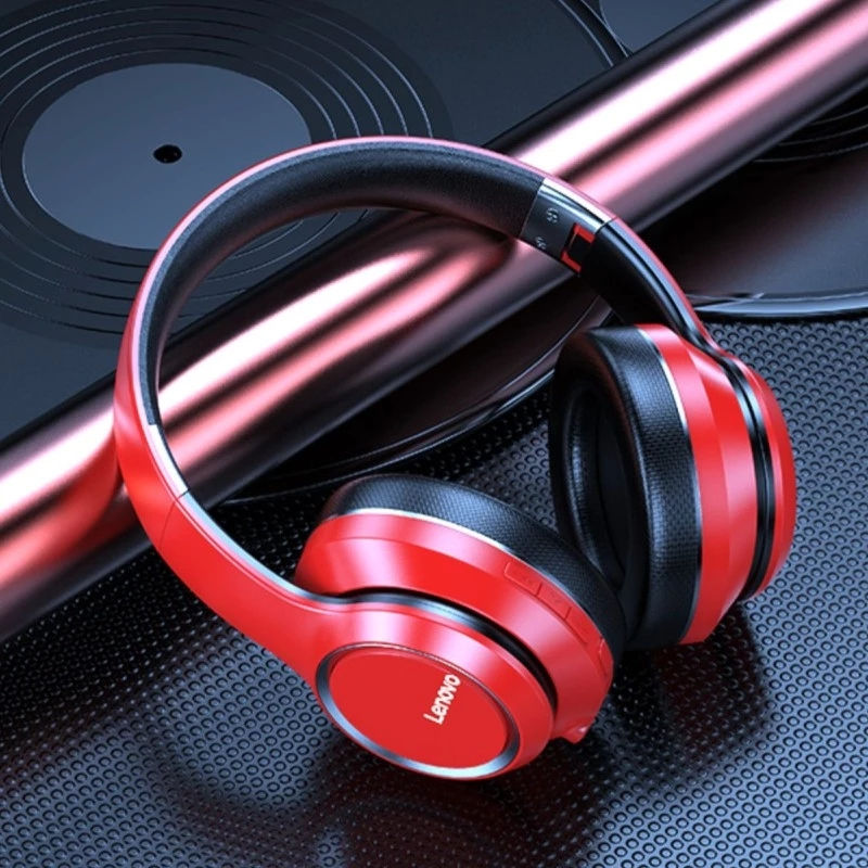 Miniatura: Lenovo HD200 Bluetooth Earphones Over-ear Foldable Computer Wireless Headphones 
