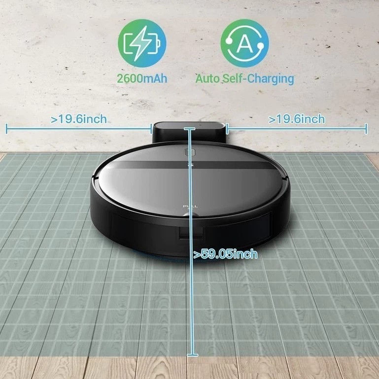 Miniatura: Robot Vacuum Cleaner 3 in 1 Sweeps, Vacuuming and Passes Cloth-Intelligent and S