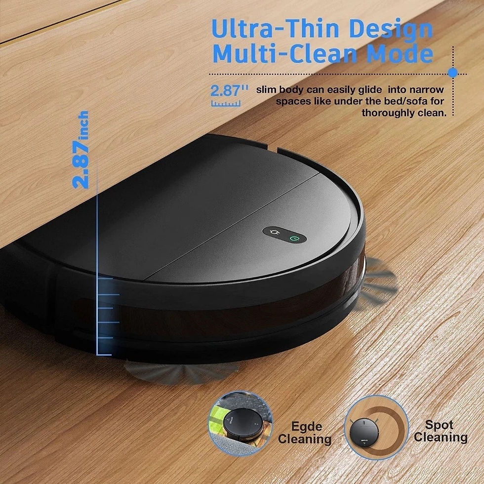 Miniatura: Robot Vacuum Cleaner 3 in 1 Sweeps, Vacuuming and Passes Cloth-Intelligent and S