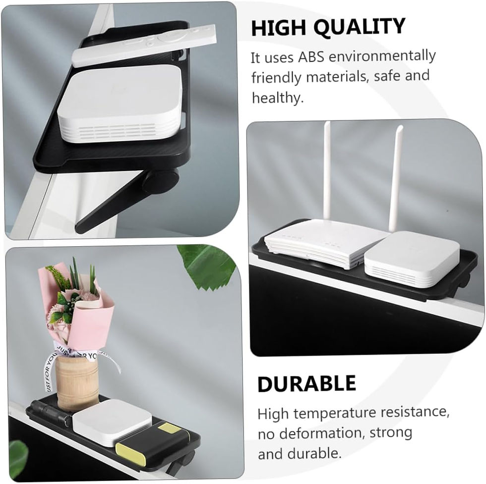 Miniatura: Adjustable TV Screen Top Storage Shelf Computer Monitor Screen Top Storage Rack 