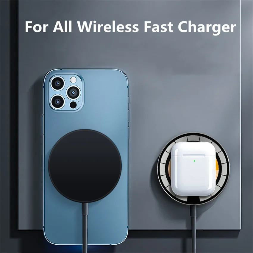 Miniatura: 2 In 1 15W Wireless Magnetic Fast Charging USB TYPE C Interface Portable Chargin