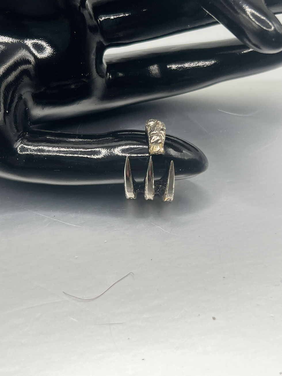 Thumbnail: Antique Italian fork ring
