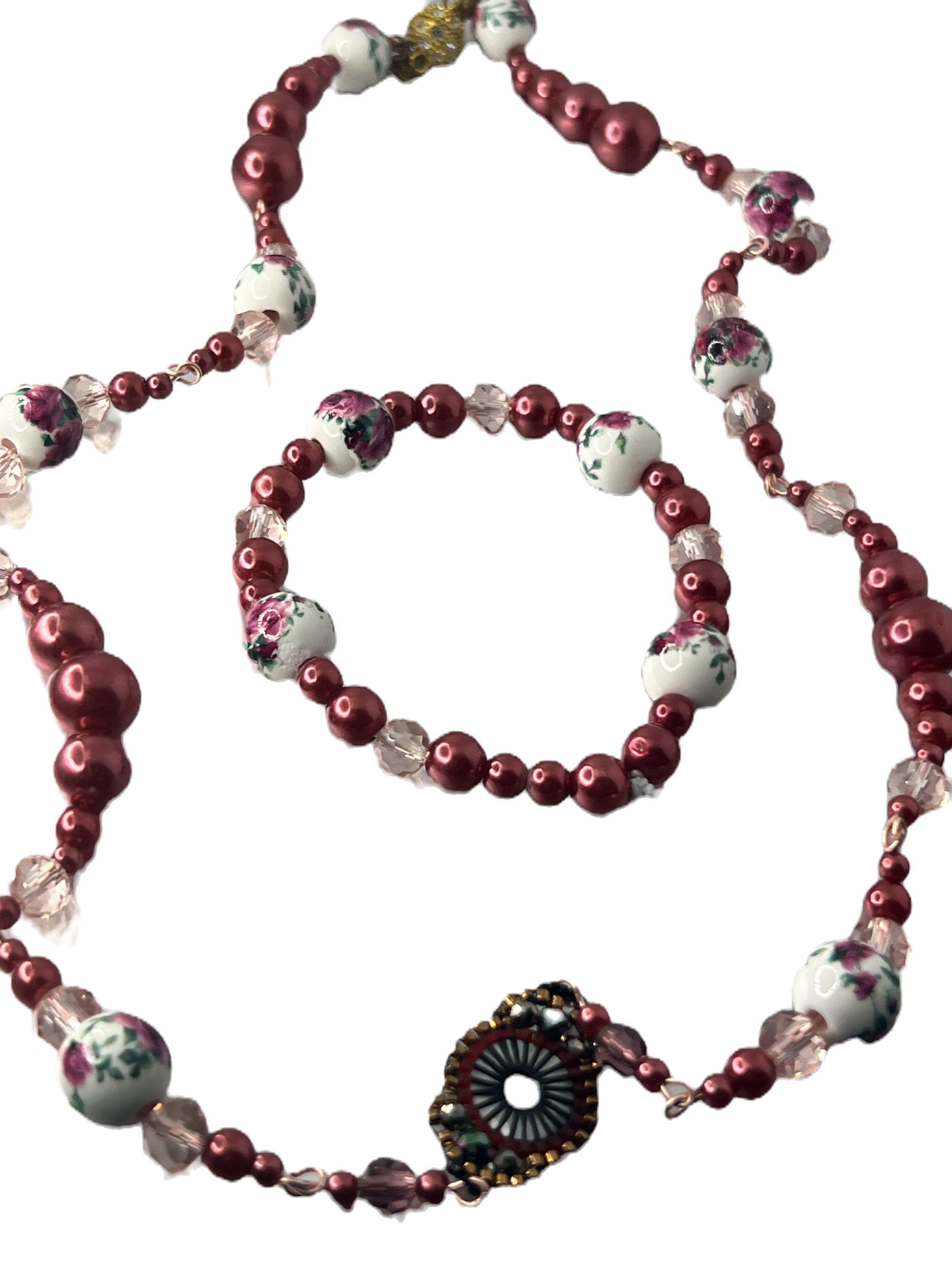 3 piece set Bracelet  Necklace and Earrings 