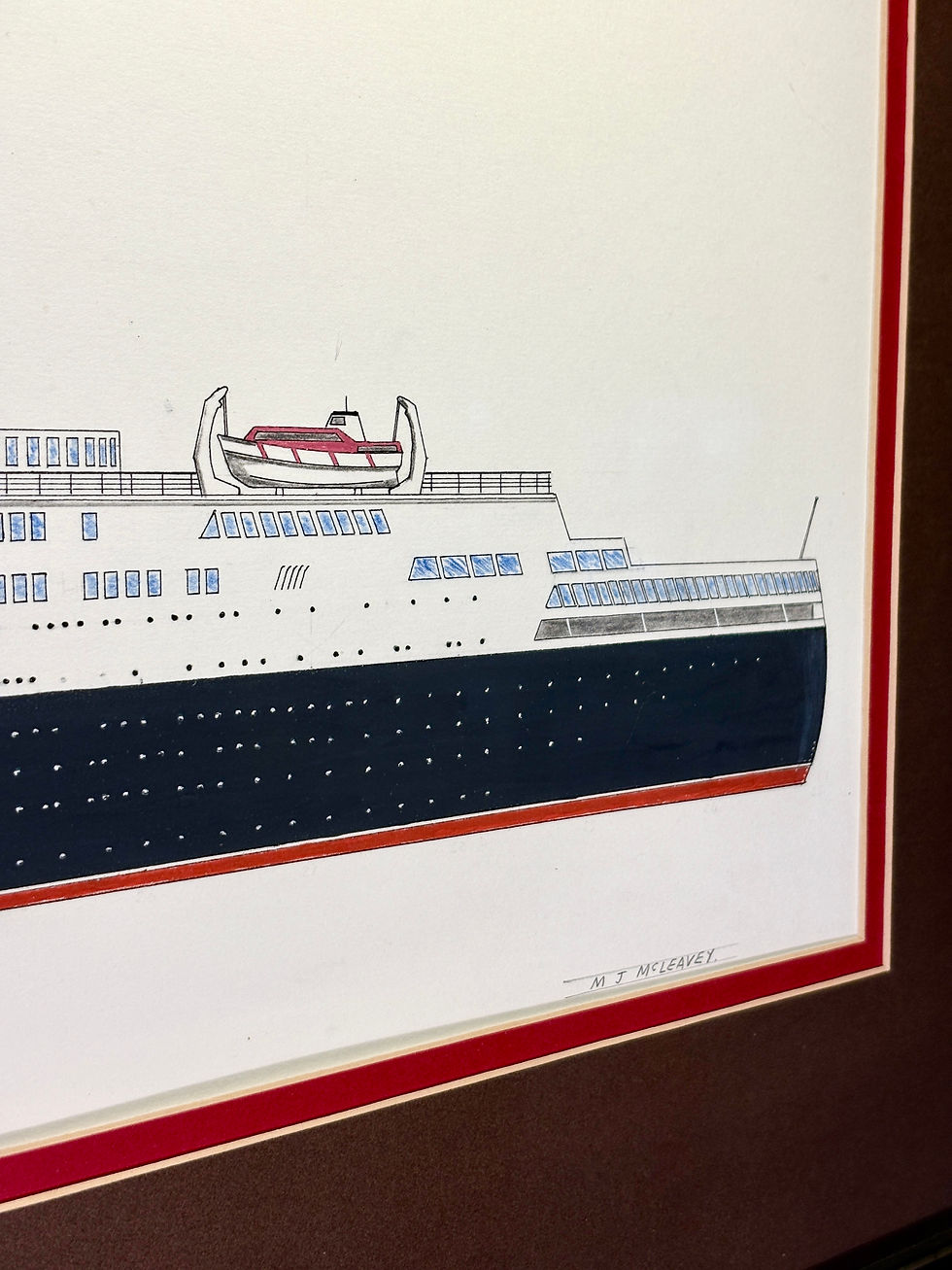 Thumbnail: QE2 Cunard, by M J Mcleavey