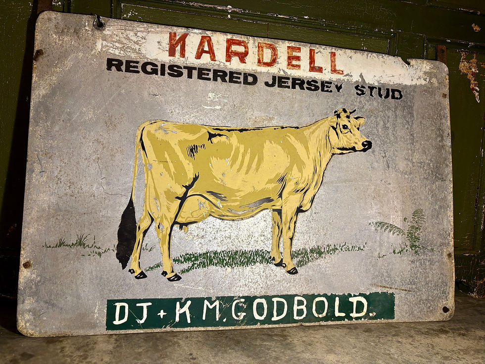 Thumbnail: Jersey Stud farm sign