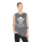 Thumbnail: Cowboy Skull Stonewashed Tank Top