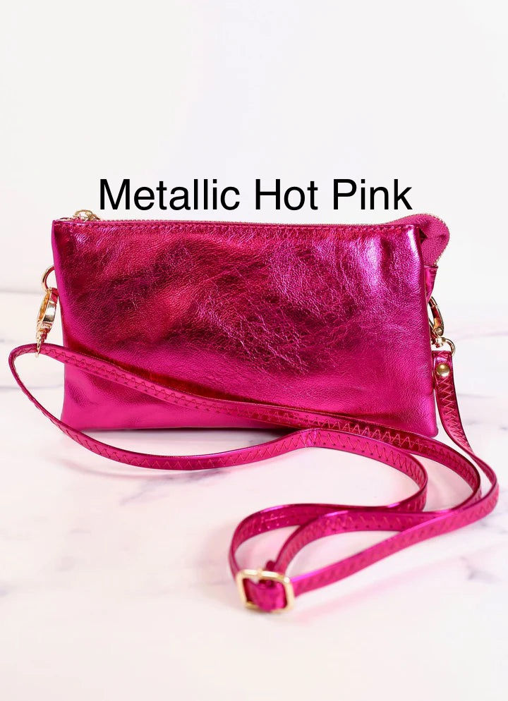 Thumbnail: Monogrammable 3 Compartment Crossbody/Wristlet