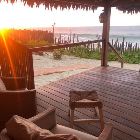 sunset deck