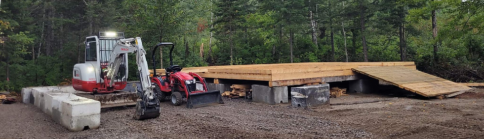 Chantiers construction et excavation terrain nouvelle maison