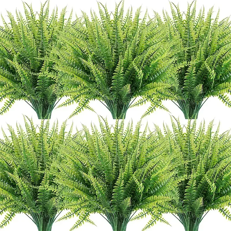 Miniatura: 1pc UV Resistant Artificial Greenery for Home Garden Decor