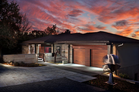 Sunset Summit Entry Terrace Custom Metal Gate