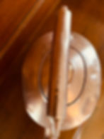 Antique Copper Tea Kettle Bar Handle View