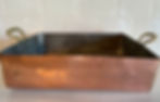 Antique Copper Roasting Pan View