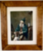 Man And His Dog Framed Print View