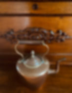 Antique Copper Tea Kettle View