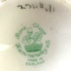 Thumbnail: Hammersley Chintz Teacup And Saucer Mark View