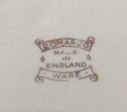 Antique Cake Plate Mark View