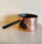 Antique Copper Sauce Pan View