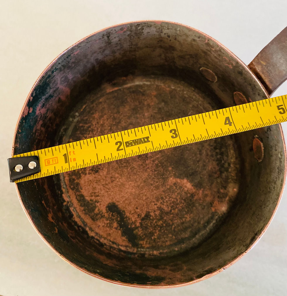 Thumbnail: Copper Sauce Pan Interior View