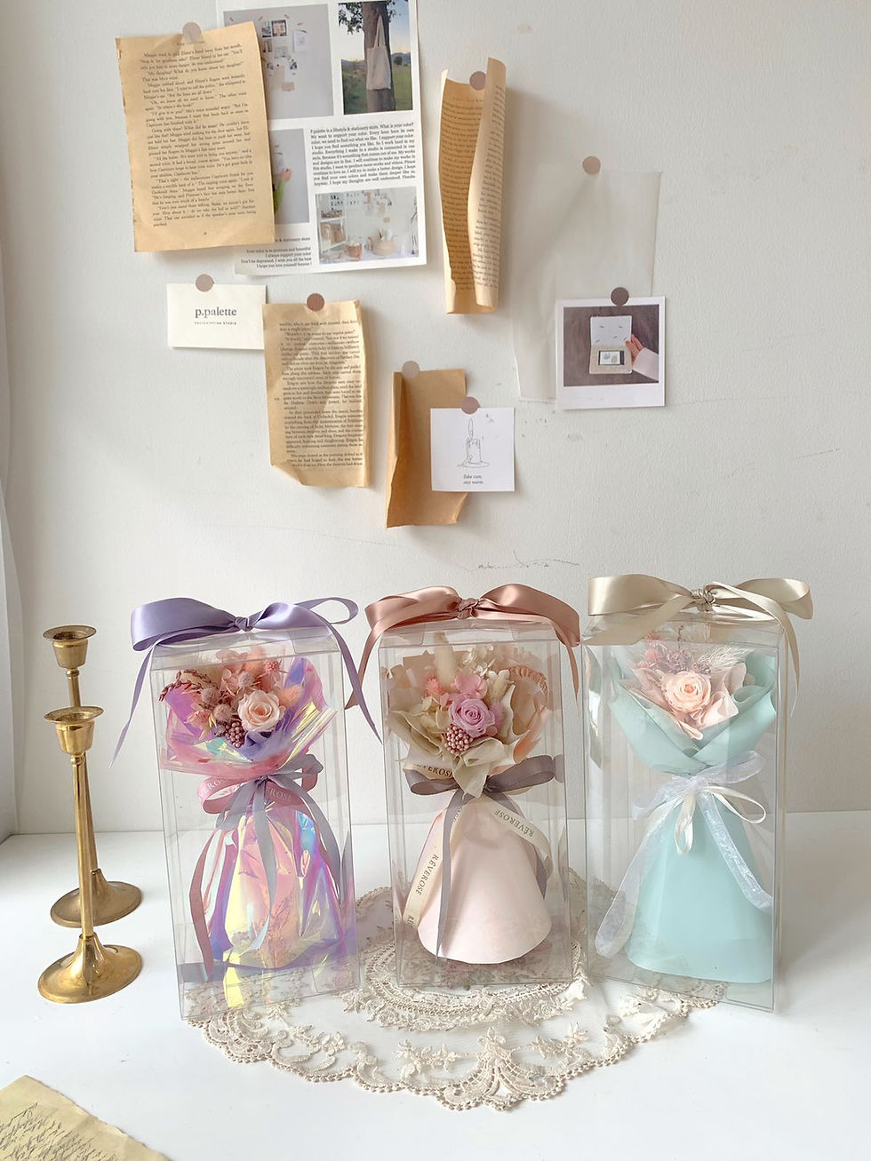 Thumbnail: Mika Clear Preserved Bouquet
