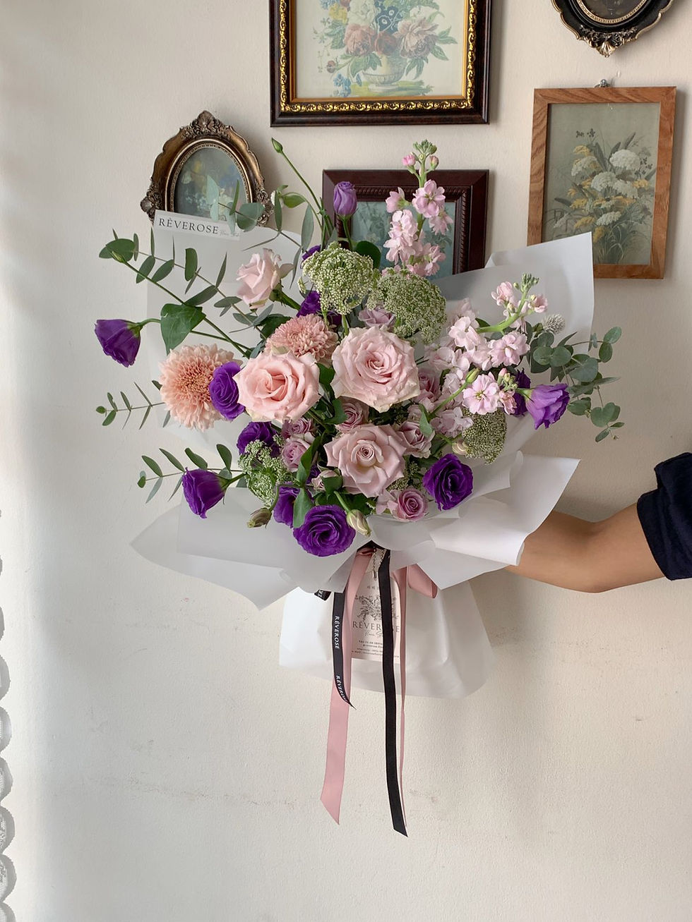 Thumbnail: Lavender Kiss Medium Fresh Bouquet