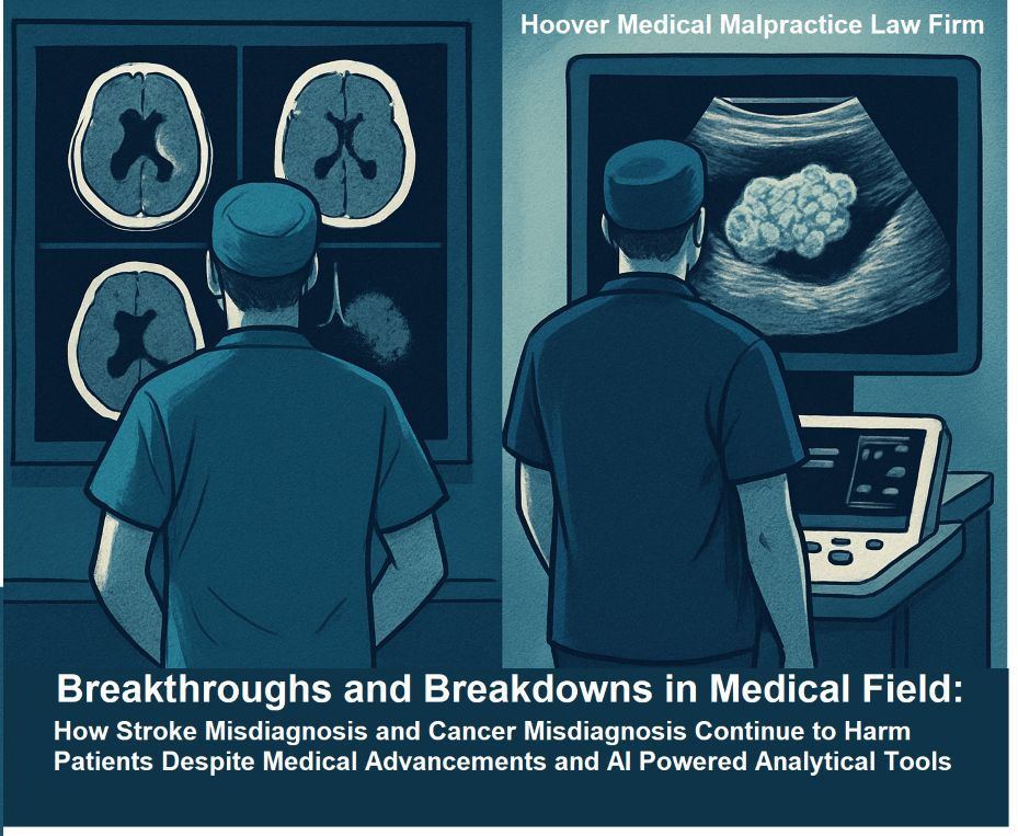 Photo AI Powered Medical Device and Two Doctors.
