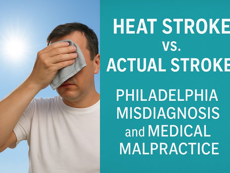 Heat Stroke vs. Actual Stroke - Philadelphia Stroke Misdiagnosis and Medical Malpractice
