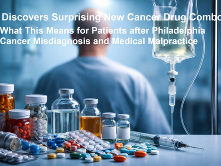 AI Discovers Surprising New Cancer Drug Combos - What This Means for Patients after Philadelphia Cancer Misdiagnosis and Medical Malpractice