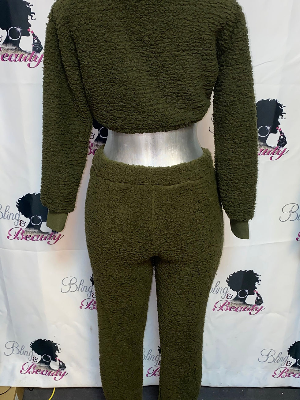 Thumbnail: 2 pc Fleece Crop Set