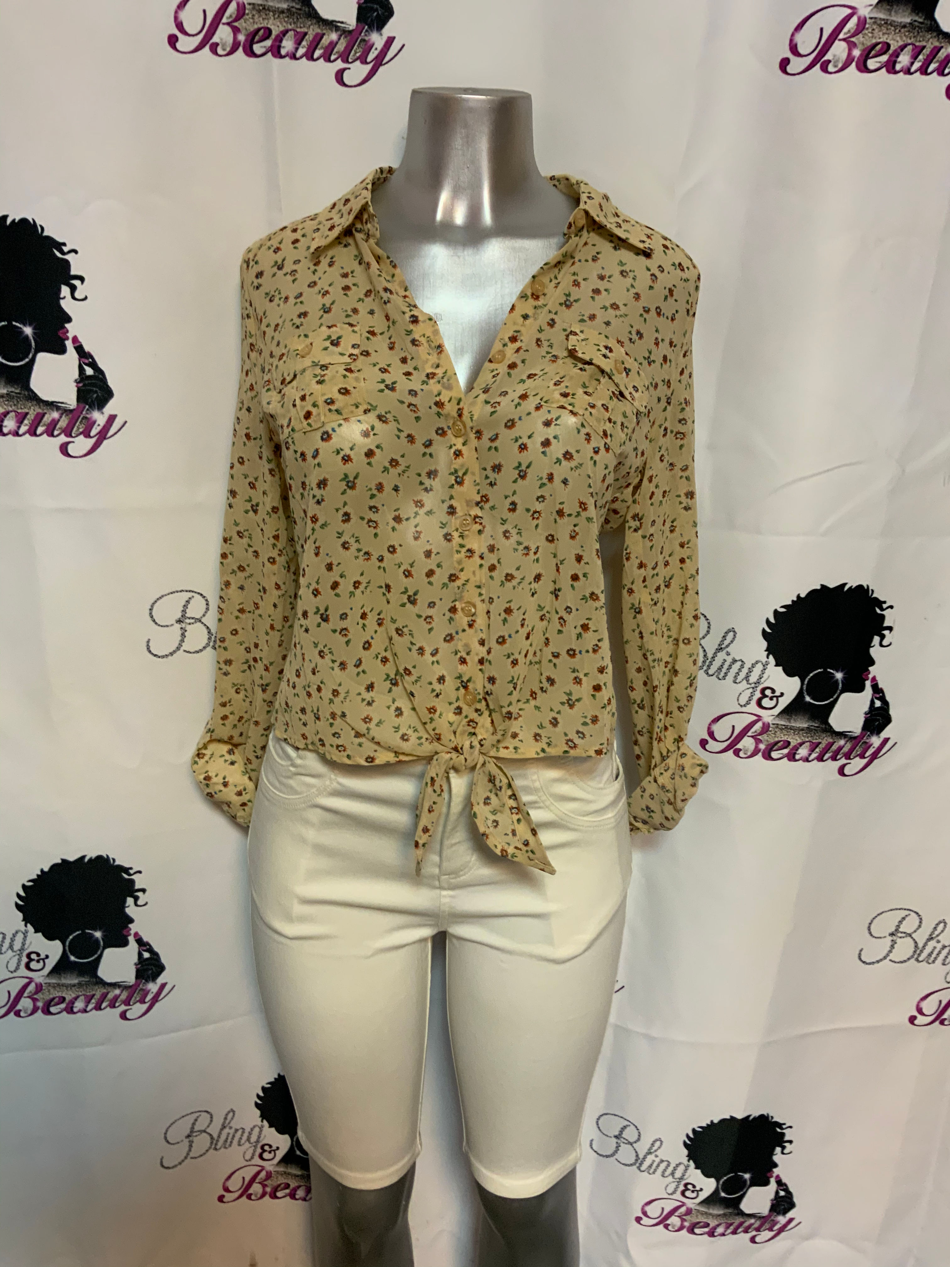 Floral Summer Blouse