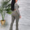 Thumbnail: Washed Crop Top & Flare Pants Set