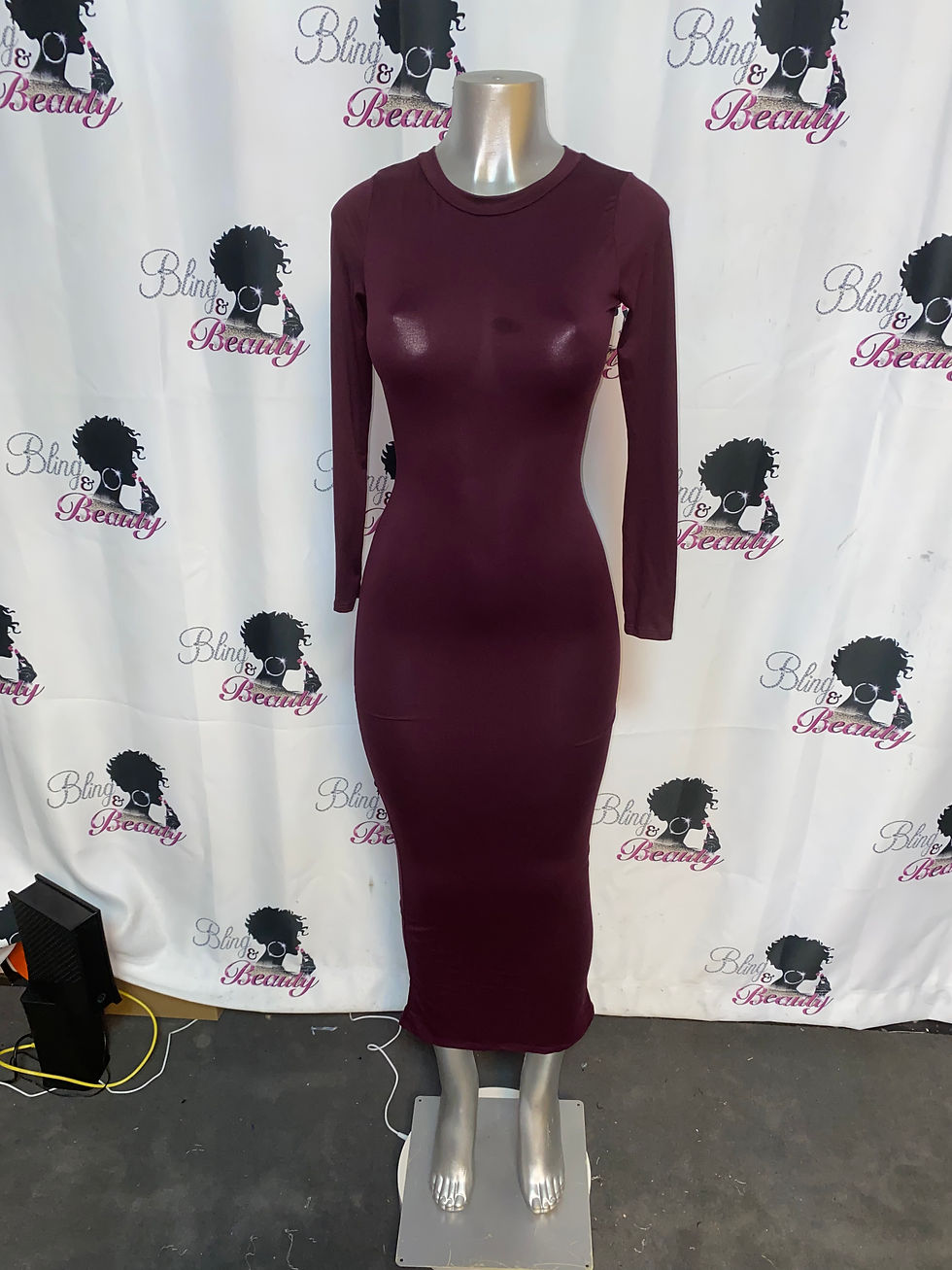 Thumbnail: Long Sleeve Ankle Dress