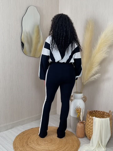 Thumbnail: Colorblock Zip Top & Pants Set