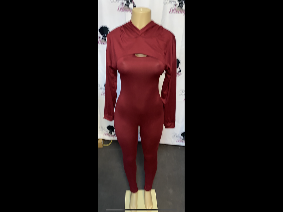 Thumbnail: 2pc Bodysuit w/crop top