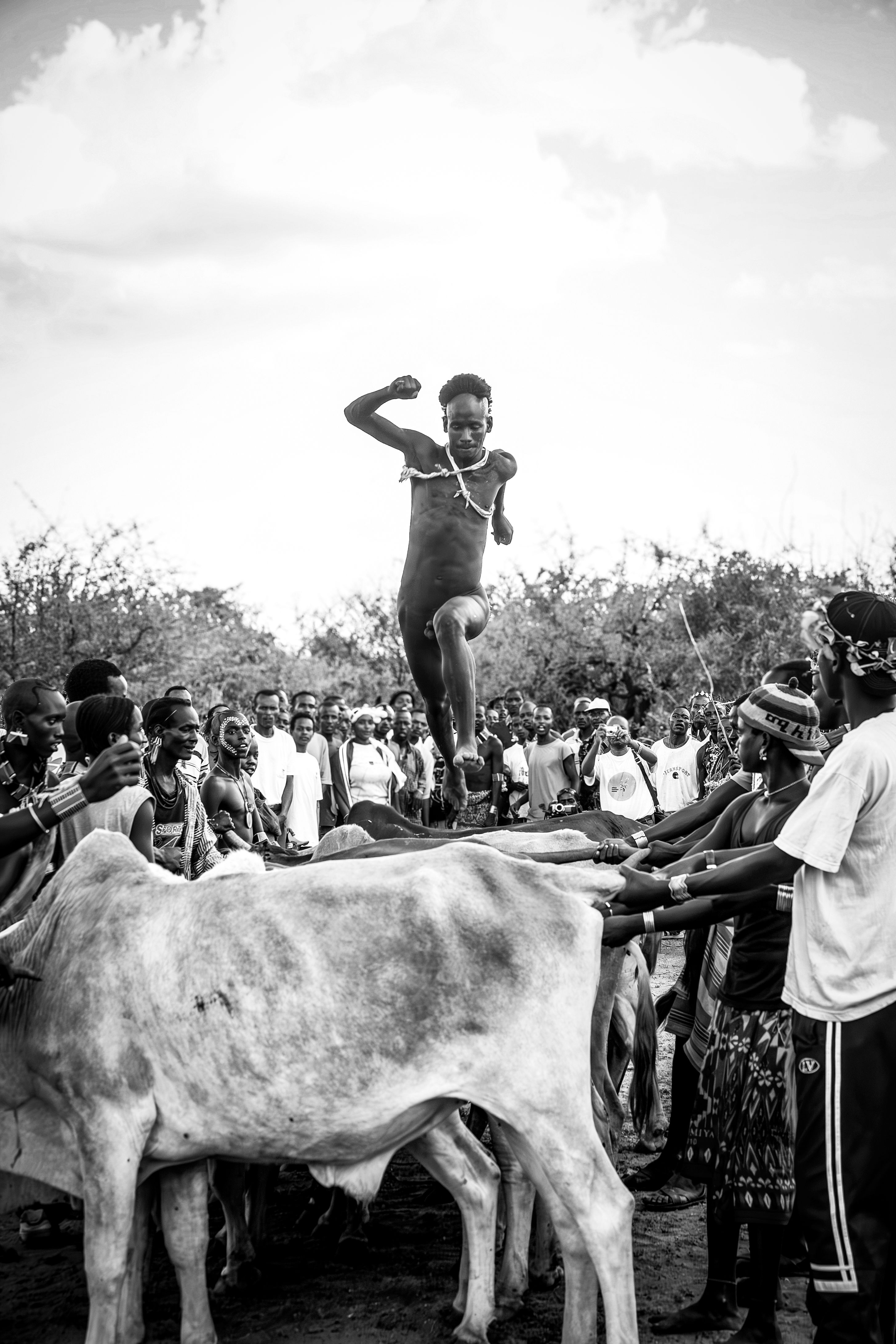 14 The running of the Bulls Ceremony - South Ethiopia
