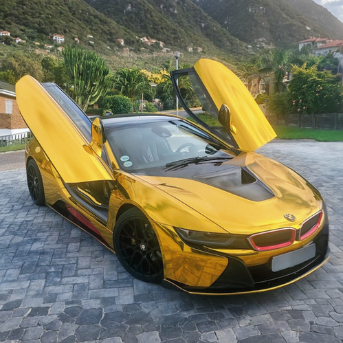 Rent a BMW i8 (Gold) in Cape Town | Veloce