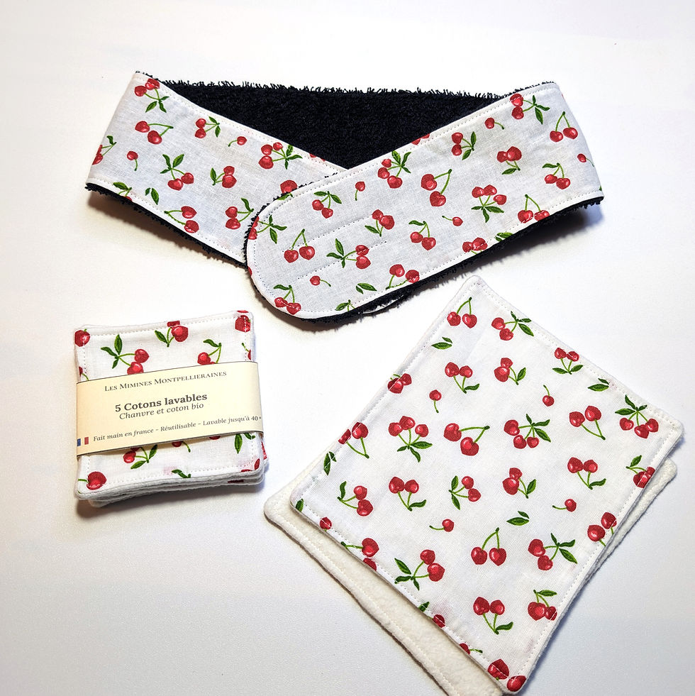 Miniature : Kit couture facile coton lavable chanvre coton DIY