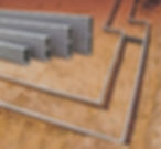 Form-a-Drain integrated footing and drainage system