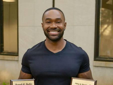 I won the Damali Booker & Philip Davidson awards at VLS!