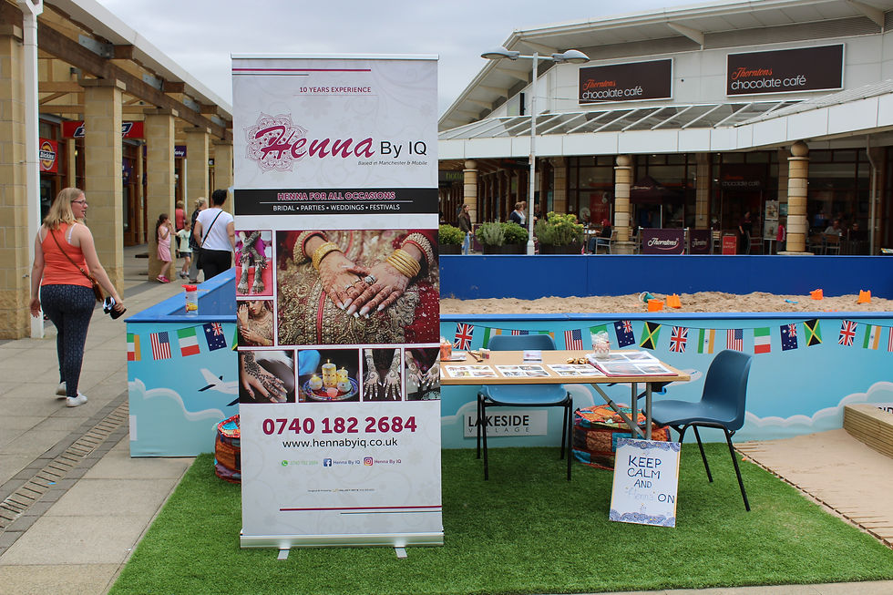 Mehndi Artist Stand