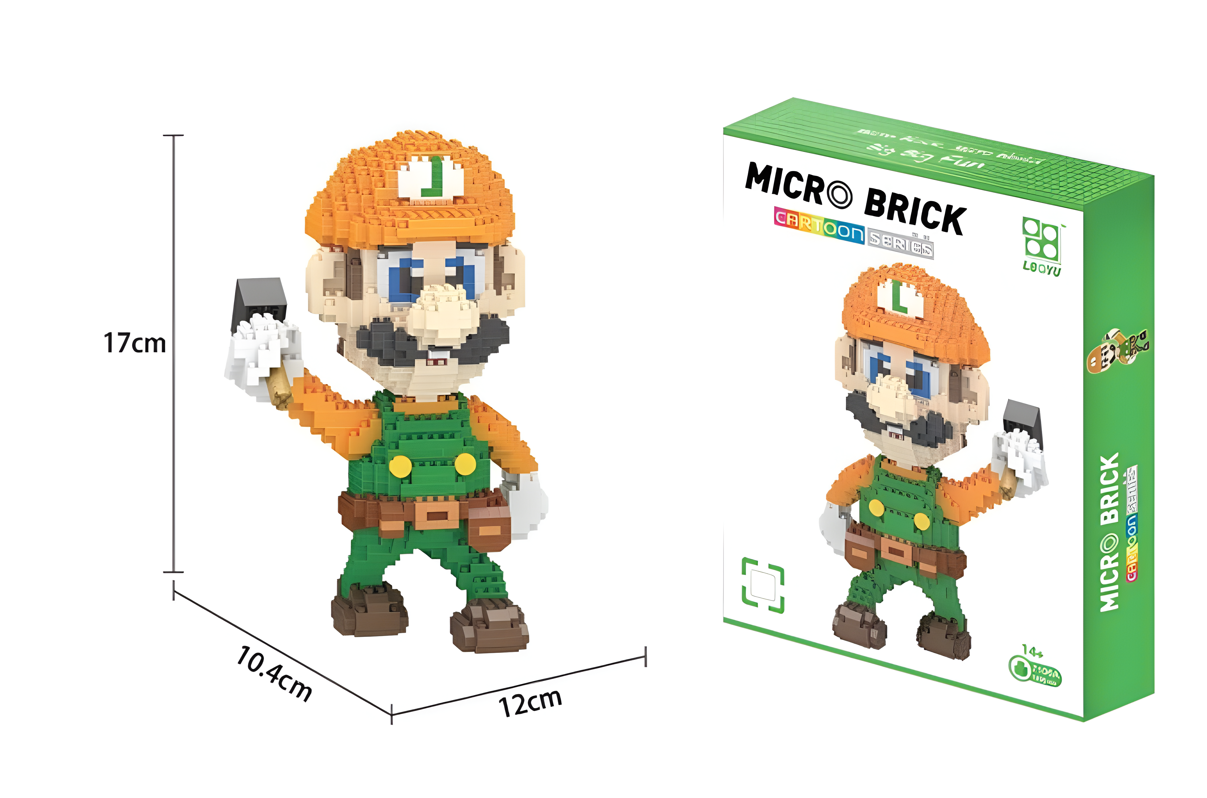 Bricks  Super Mario Bros - Modèle Luigi 03
