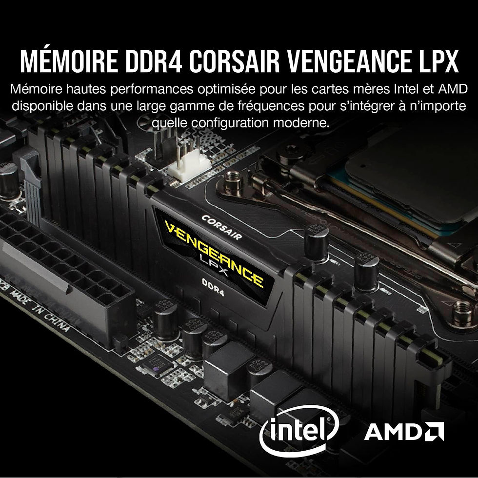 Kit Mémoire RAM Corsair Vengeance LPX DDR4 – 32 Go (2 x 16 Go) – 3200 MHz