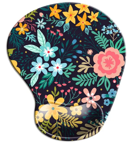 Tapis de souris ergonomique - Motif 16 - Petites fleurs