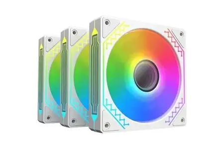 Lot de 3x Xigmatek Starz Pro RGB - BLANC