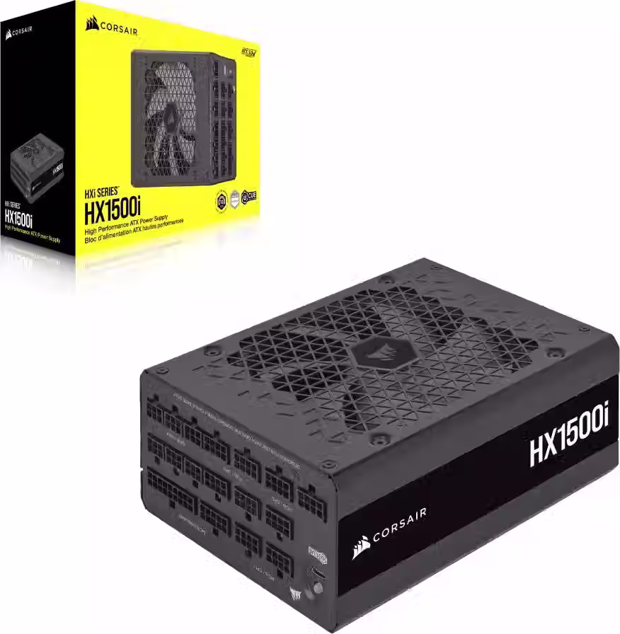 Corsair HX1500i 80PLUS Platinum - Noir - ATX