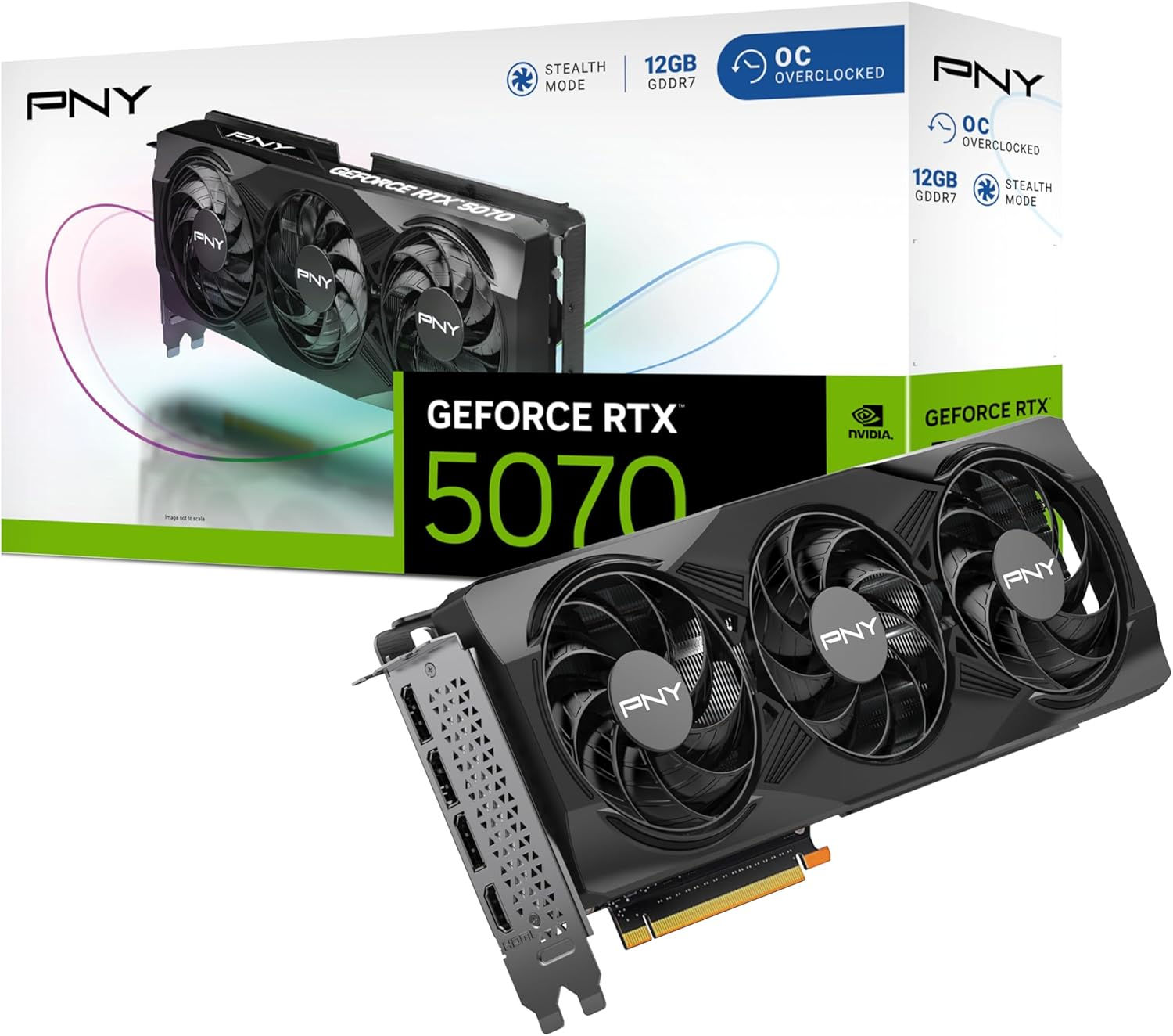 PNY Carte Graphique GeForce RTX™ 5070 12GB OC