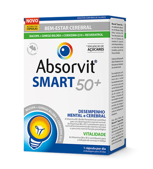 Absorvit Smart 50+ – 30 Cápsulas