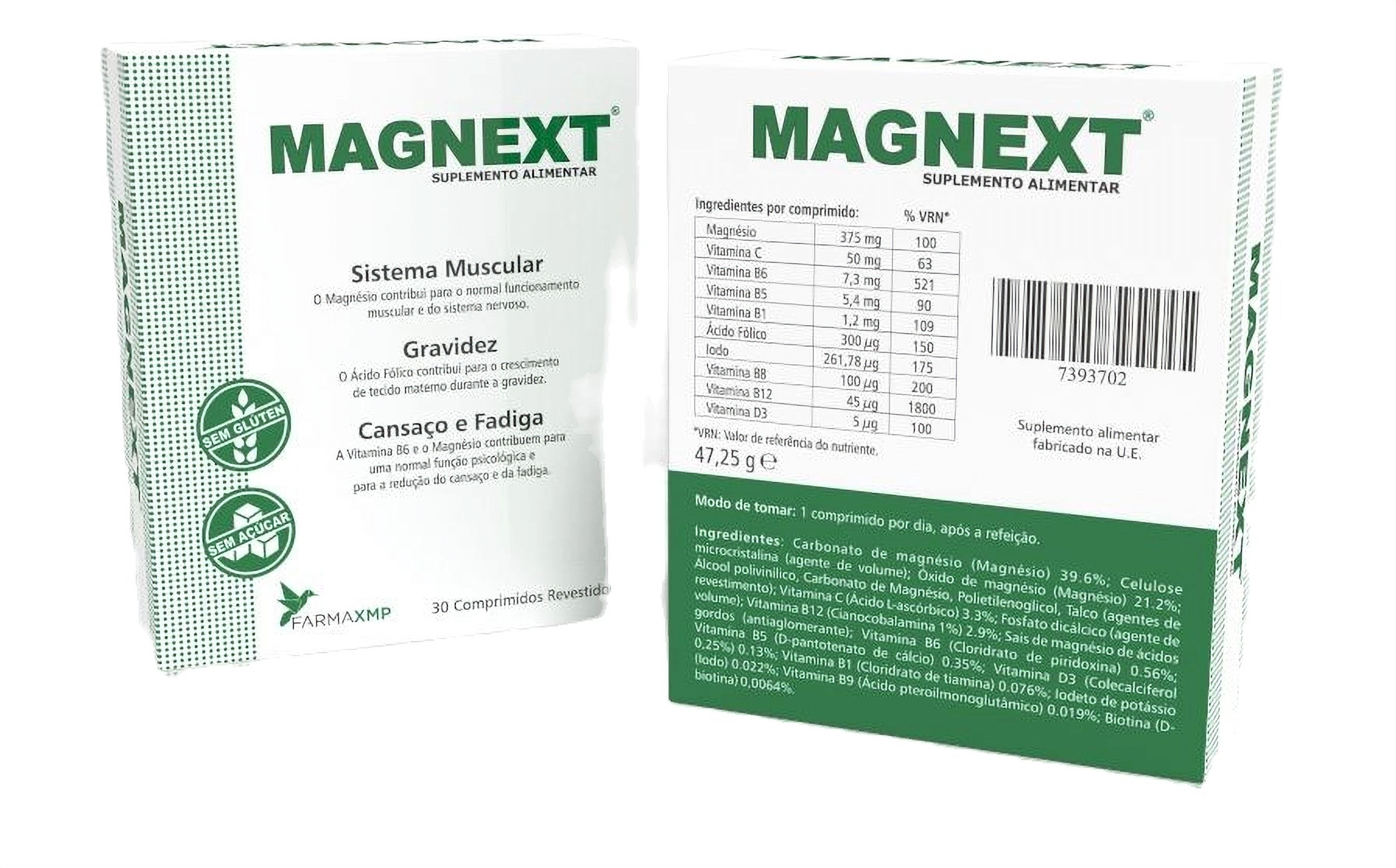 MagNext XMP | Magnésio e Vitaminas para Energia, Cansaço e Músculos